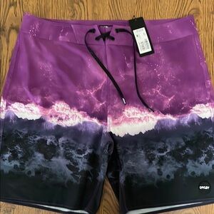 Oakley Men's Purple Swim Shorts